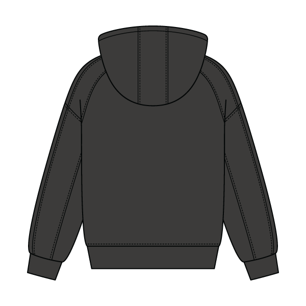 Boxy Seamed Hoodie - The Collegiate Lineup
