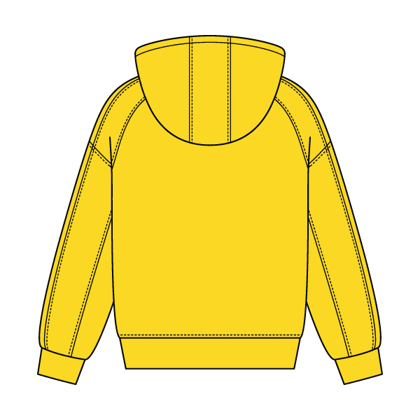 Boxy Seamed Hoodie - The Collegiate Lineup