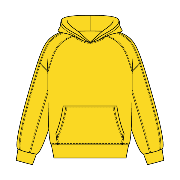 Boxy Seamed Hoodie - The Collegiate Lineup
