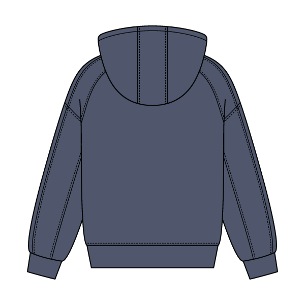 Boxy Seamed Hoodie - The Collegiate Lineup