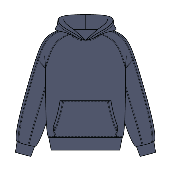 Boxy Seamed Hoodie - The Collegiate Lineup