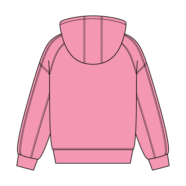 Boxy Seamed Hoodie - The Collegiate Lineup