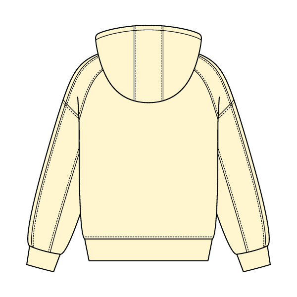 Boxy Seamed Hoodie - The Collegiate Lineup