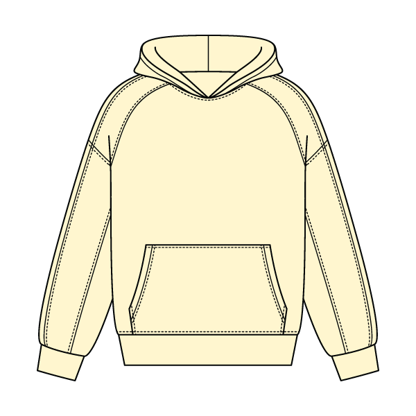 Boxy Seamed Hoodie - The Collegiate Lineup