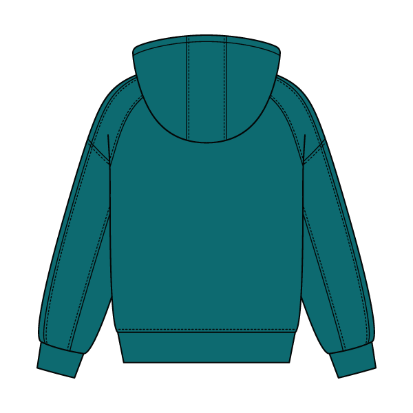 Boxy Seamed Hoodie - The Collegiate Lineup