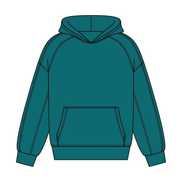 Boxy Seamed Hoodie - The Collegiate Lineup