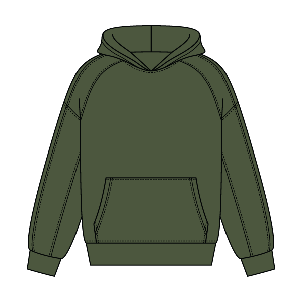 Boxy Seamed Hoodie - The Collegiate Lineup
