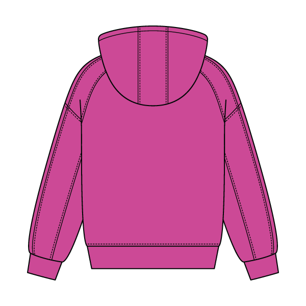 Boxy Seamed Hoodie - The Collegiate Lineup
