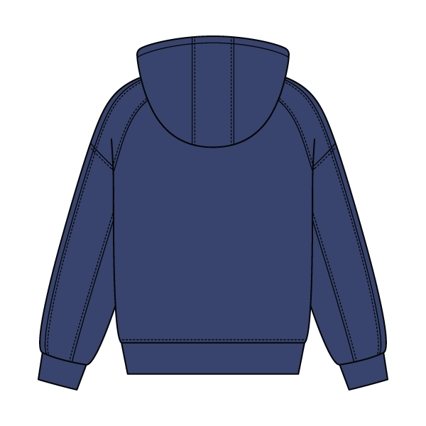 Boxy Seamed Hoodie - The Collegiate Lineup
