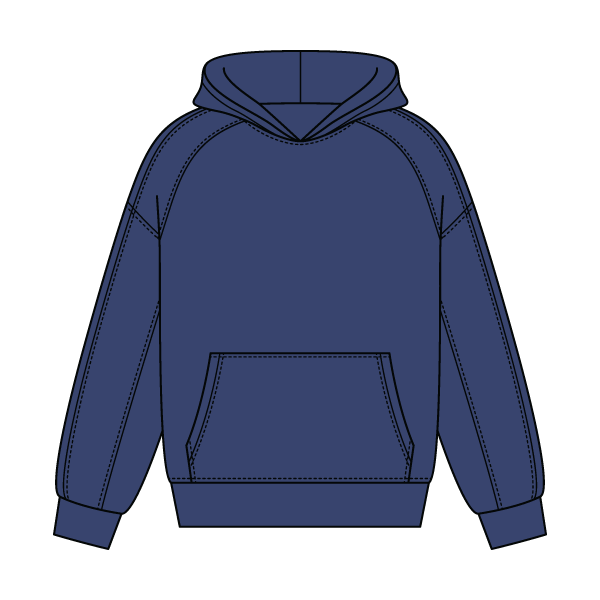 Boxy Seamed Hoodie - The Collegiate Lineup
