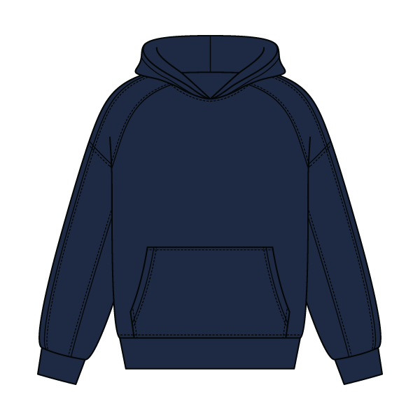 Boxy Seamed Hoodie - The Collegiate Lineup