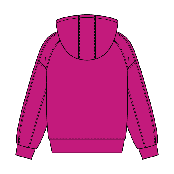 Boxy Seamed Hoodie - The Collegiate Lineup