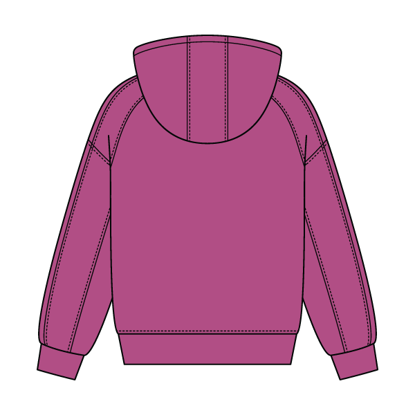 Boxy Seamed Hoodie - The Collegiate Lineup