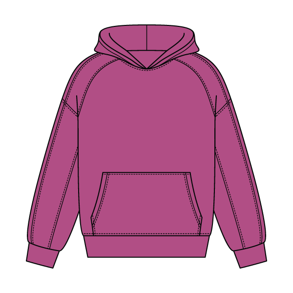 Boxy Seamed Hoodie - The Collegiate Lineup