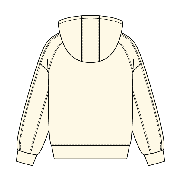 Boxy Seamed Hoodie - The Collegiate Lineup