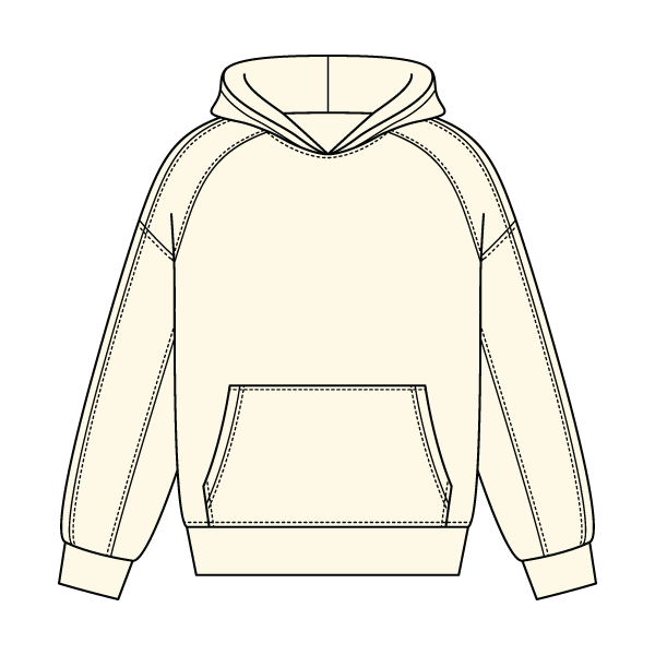 Boxy Seamed Hoodie - The Collegiate Lineup