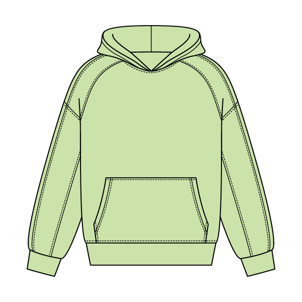 Boxy Seamed Hoodie - The Collegiate Lineup