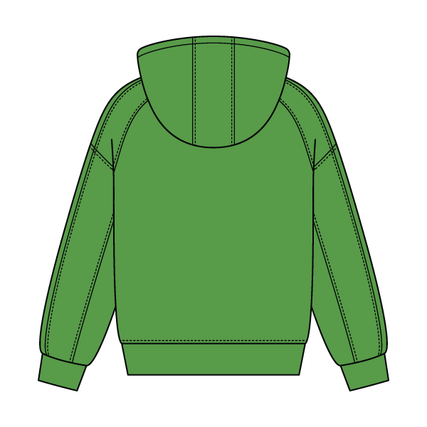 Boxy Seamed Hoodie - The Collegiate Lineup