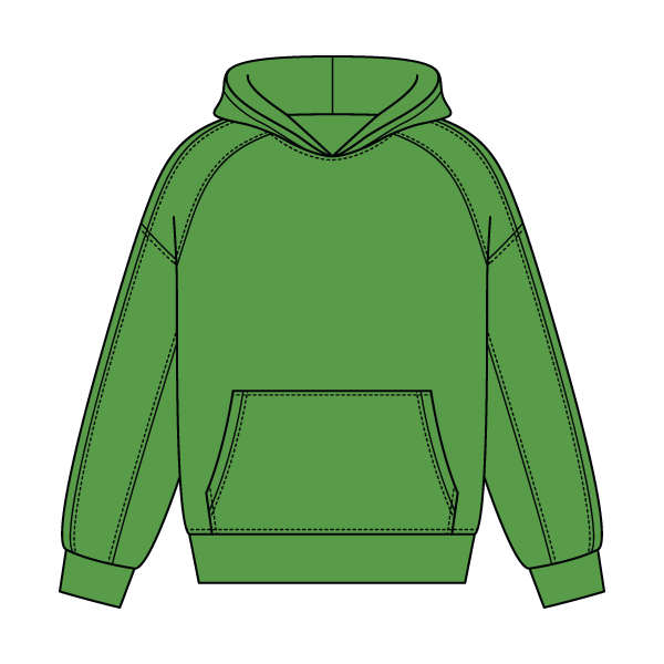 Boxy Seamed Hoodie - The Collegiate Lineup