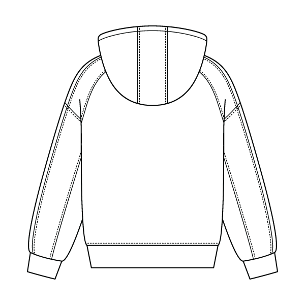 Boxy Seamed Hoodie - The Collegiate Lineup