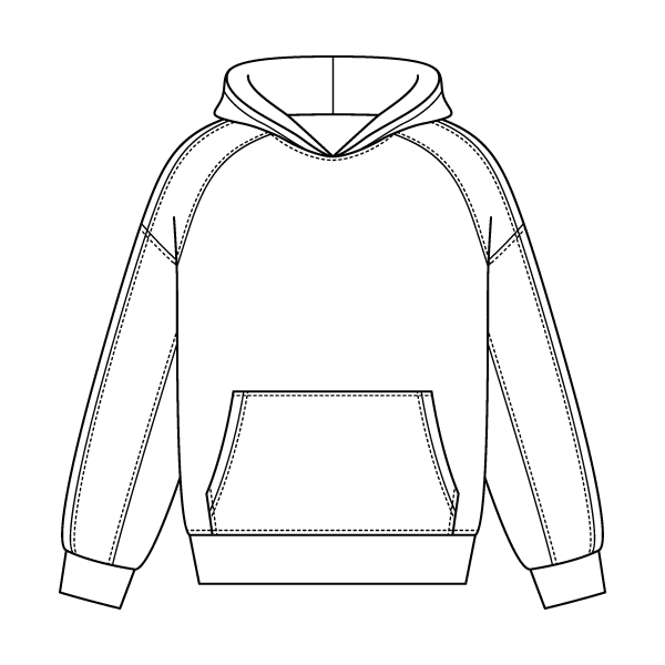 Boxy Seamed Hoodie - The Collegiate Lineup