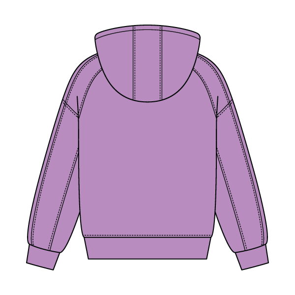 Boxy Seamed Hoodie - The Collegiate Lineup