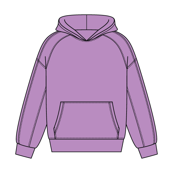 Boxy Seamed Hoodie - The Collegiate Lineup