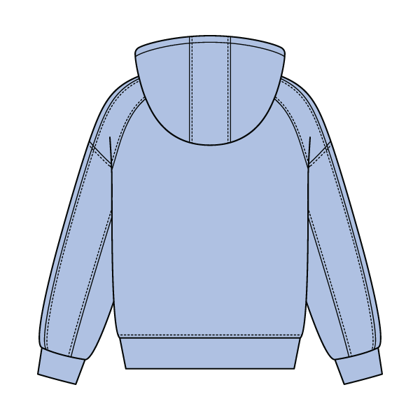 Boxy Seamed Hoodie - The Collegiate Lineup