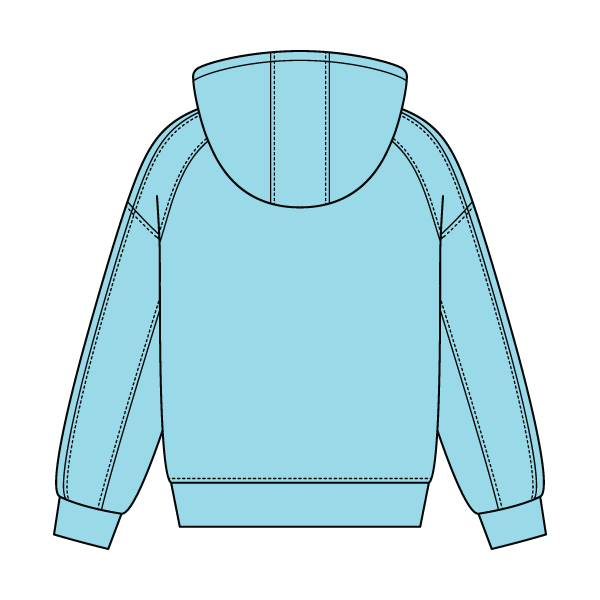 Boxy Seamed Hoodie - The Collegiate Lineup