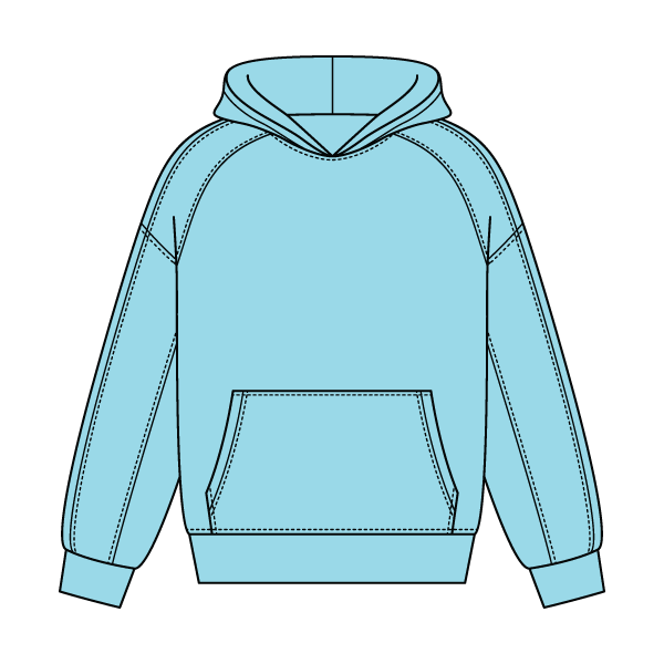 Boxy Seamed Hoodie - The Collegiate Lineup
