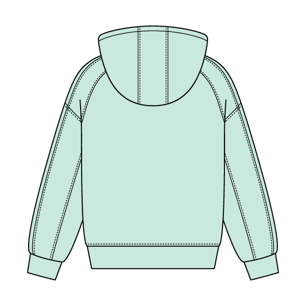 Boxy Seamed Hoodie - The Collegiate Lineup