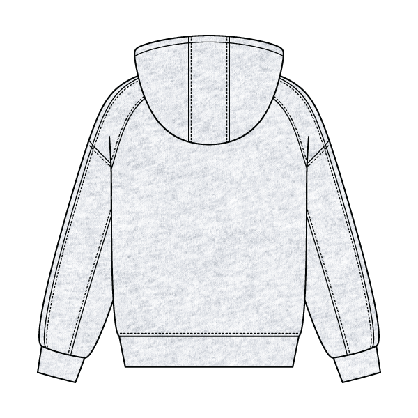 Boxy Seamed Hoodie - The Collegiate Lineup