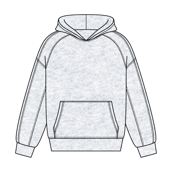 Boxy Seamed Hoodie - The Collegiate Lineup