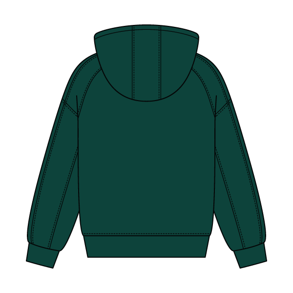 Boxy Seamed Hoodie - The Collegiate Lineup