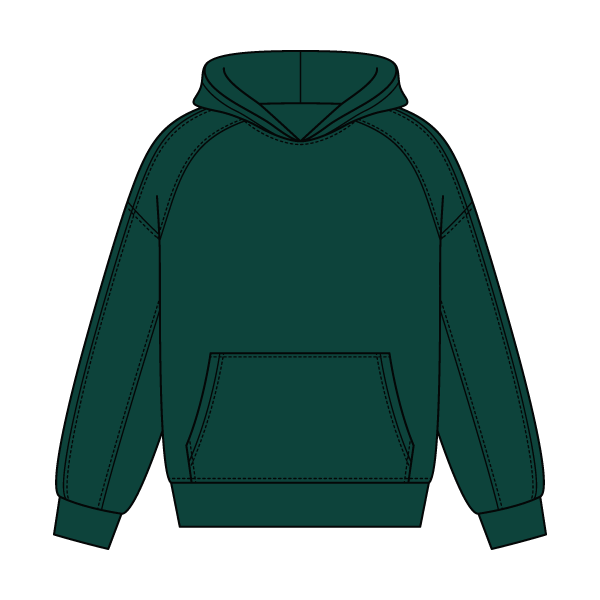 Boxy Seamed Hoodie - The Collegiate Lineup