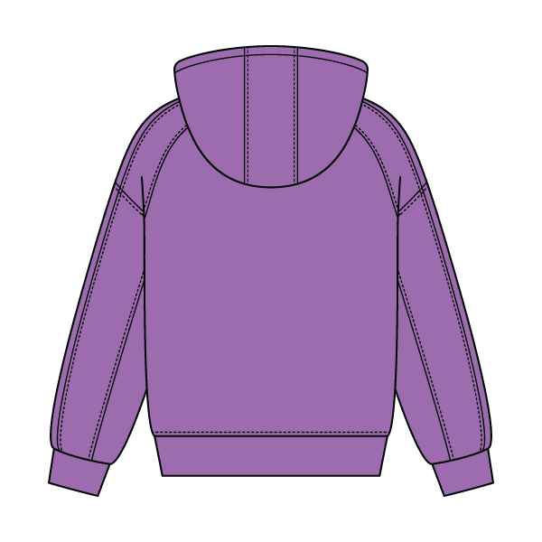 Boxy Seamed Hoodie - The Collegiate Lineup