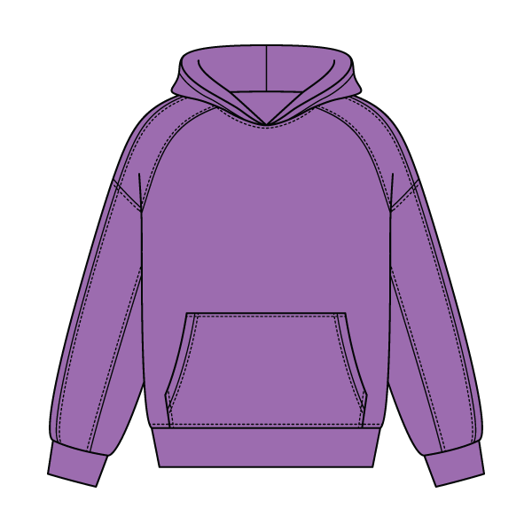 Boxy Seamed Hoodie - The Collegiate Lineup