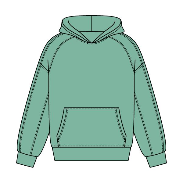 Boxy Seamed Hoodie - The Collegiate Lineup