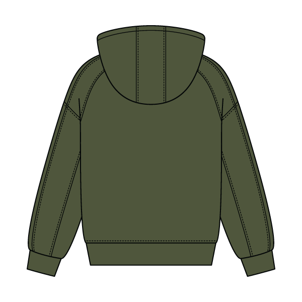 Boxy Seamed Hoodie - The Collegiate Lineup