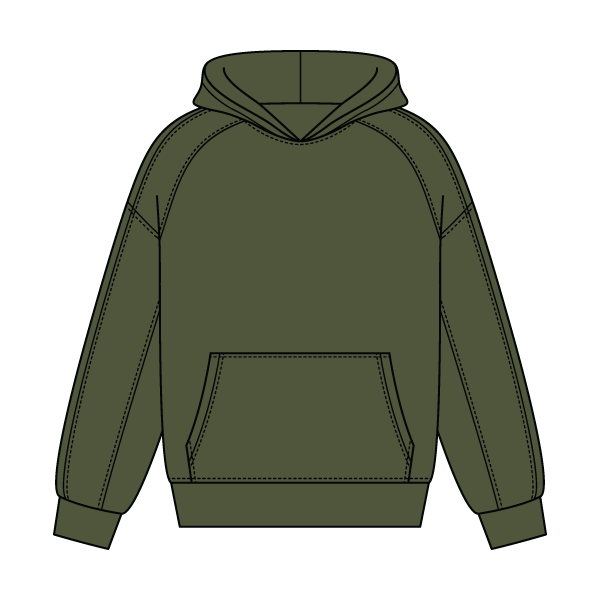 Boxy Seamed Hoodie - The Collegiate Lineup