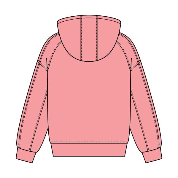 Boxy Seamed Hoodie - The Collegiate Lineup