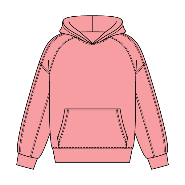 Boxy Seamed Hoodie - The Collegiate Lineup