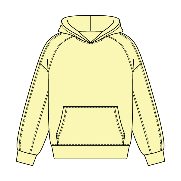 Boxy Seamed Hoodie - The Collegiate Lineup