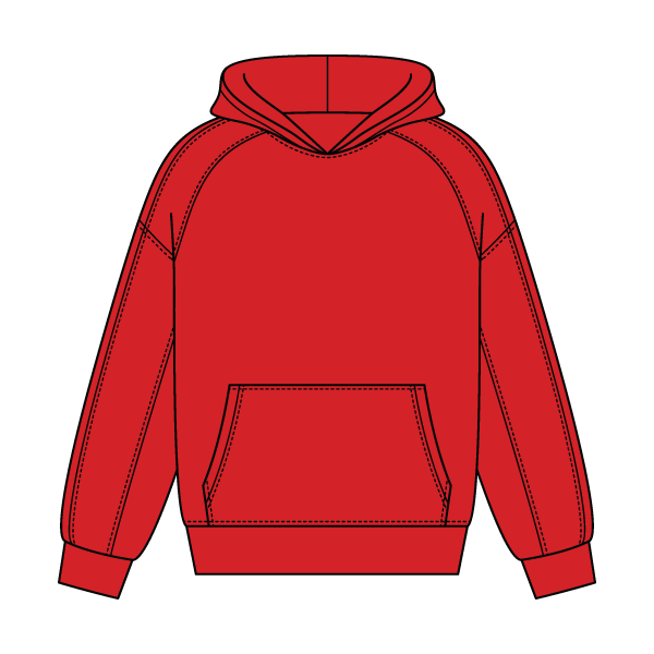 Boxy Seamed Hoodie - The Collegiate Lineup