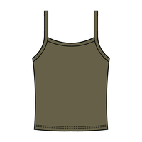WOMEN'S KNIT BASIC CAMI TANK TOP