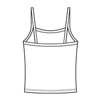 WOMEN'S KNIT BASIC CAMI TANK TOP