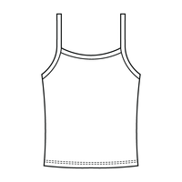 WOMEN'S KNIT BASIC CAMI TANK TOP