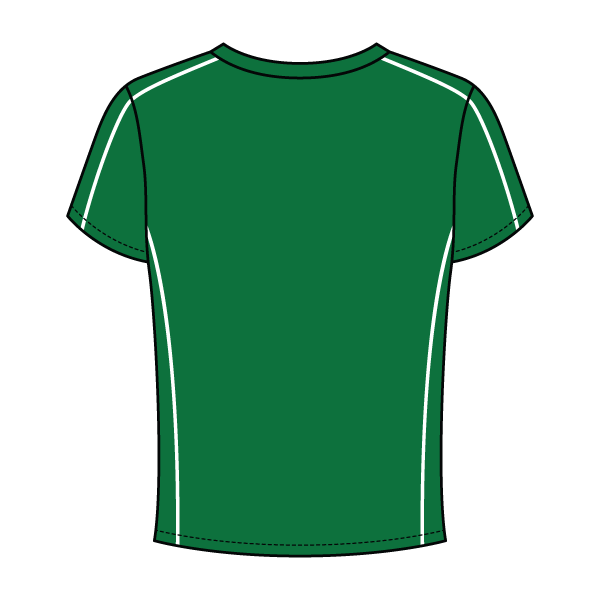 Women’s Contrast Panel Baby Tee - The Collegiate Lineup