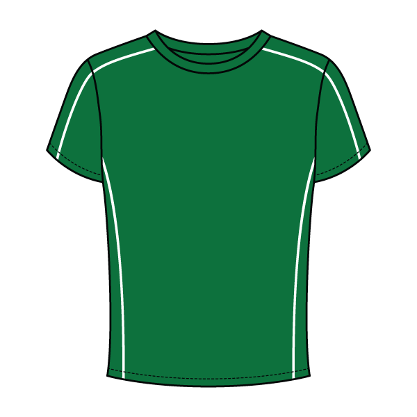 Women’s Contrast Panel Baby Tee - The Collegiate Lineup