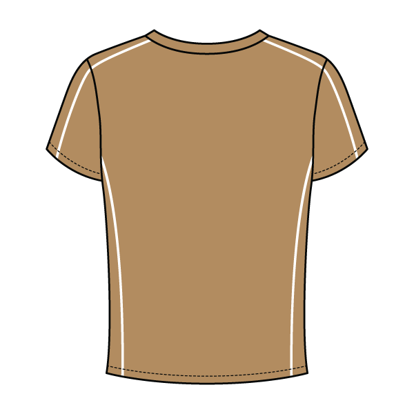 Women’s Contrast Panel Baby Tee - The Collegiate Lineup